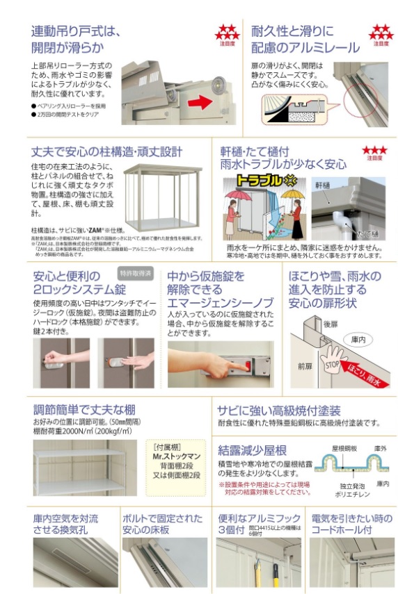 6月末まで限定特価】タクボ物置 Mr.ストックマンダンディ ND-2519 標準