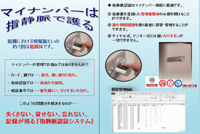 静脈認証説明